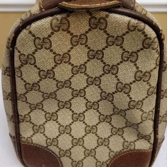 Gucci Tan Supreme Coated Canvas Ophidia Boston Handbag - Picture 2 of 16